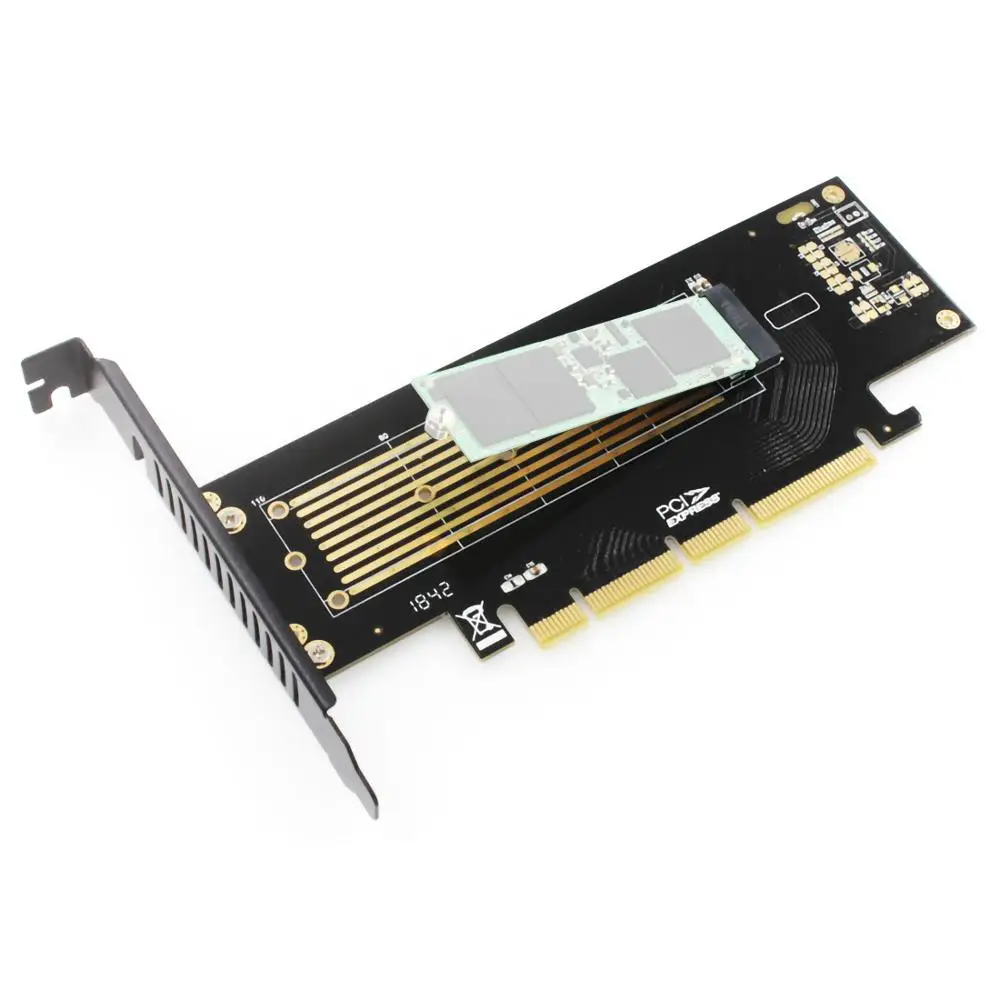 JEYI SK18 для NVME Riser Card M.2 Плата расширения NVMe PCIE X4 X16 поддержка 2230 22110
