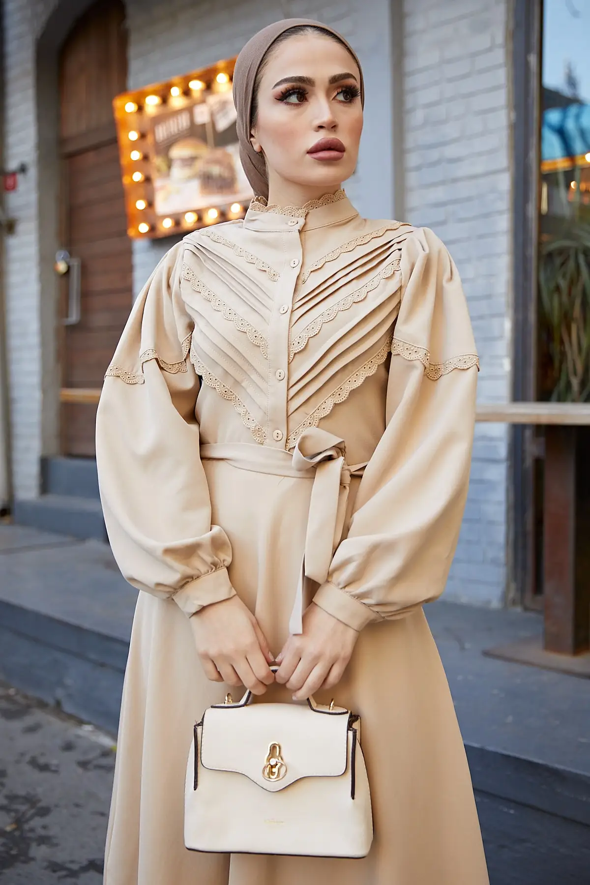 

2021 New Fashion Muslim Hijab Women Abaya Dubai Kaftan Dress Long Islamic clothing Turkey-Africa Free Shipping