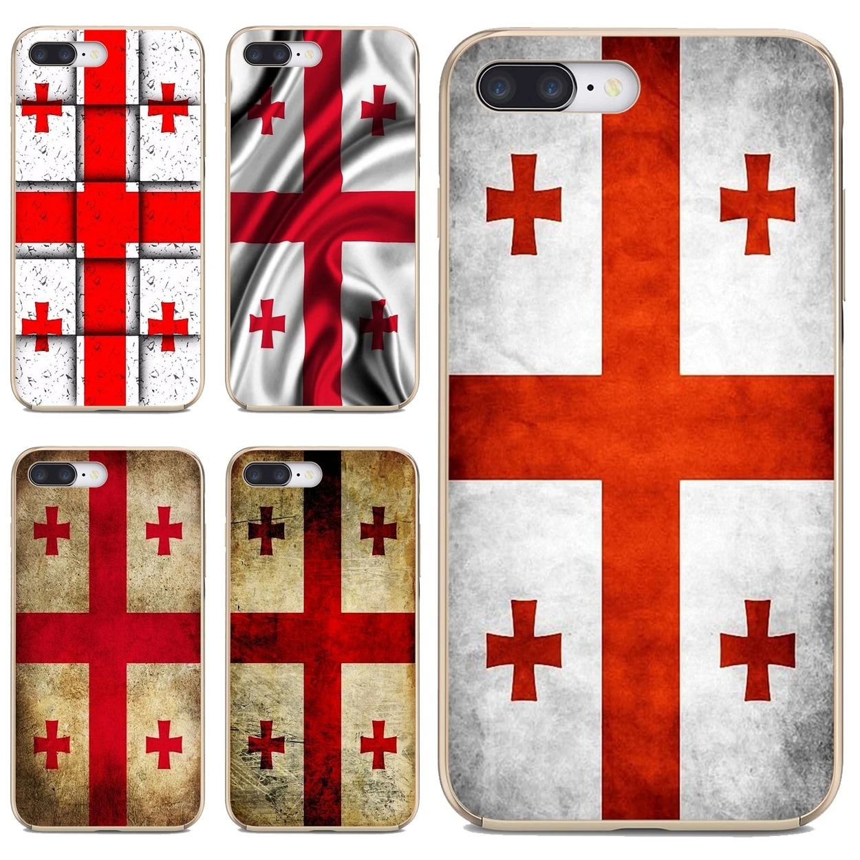 

GE-Georgia-Grunge-Flag-Banner For Apple iPhone 10 11 12 Pro Mini 4S 5S SE 5C 6 6S 7 8 X XR XS Plus Max 2020 Cell Phone Cover