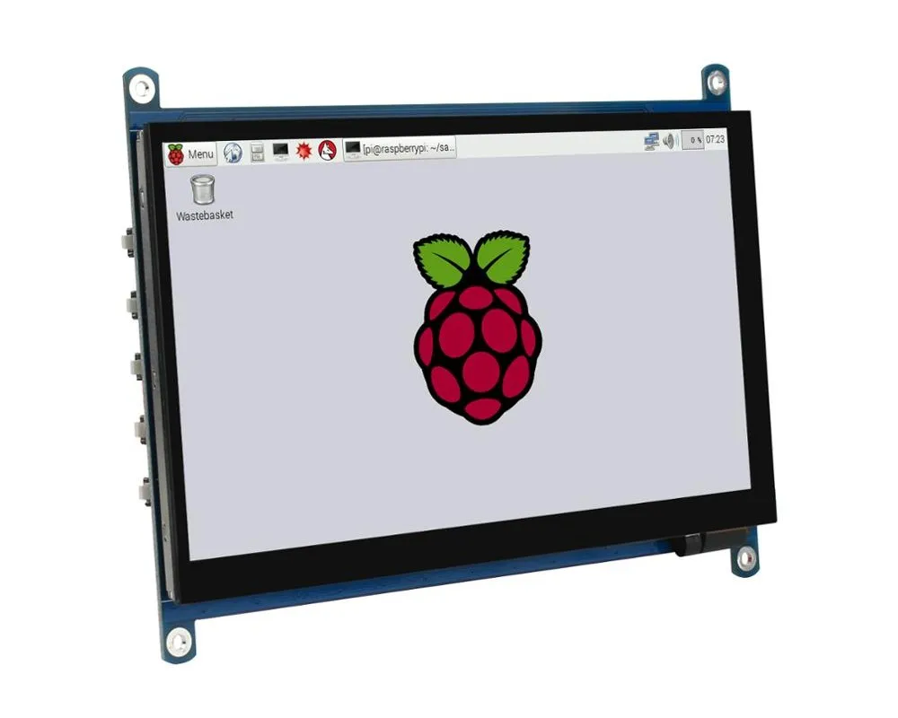 7 дюймов QLED Квантовая точка Дисплей емкостный сенсорный экран 1024*600 G + закаленное