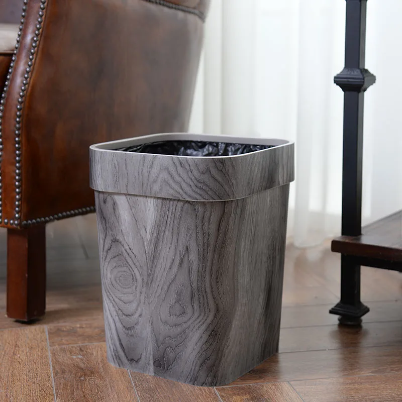 Корзина для мусора из искусственного дерева в стиле ретро креативная Бытовая