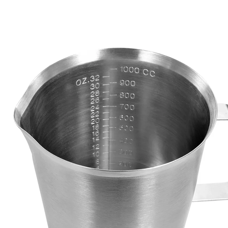Емкость для взбивания молока из нержавеющей стали 500/1000/2000 мл|Мерные чашки и