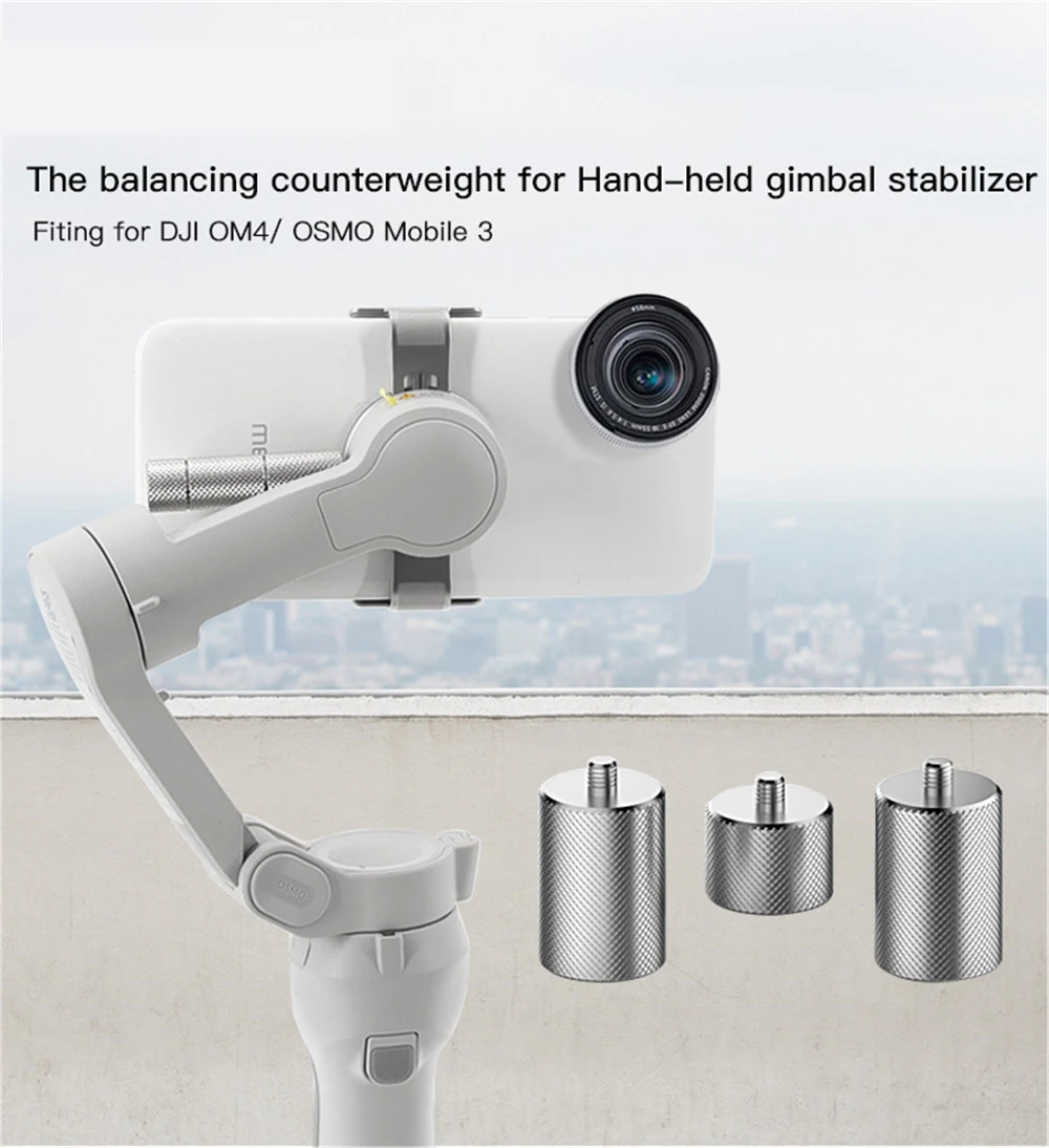 

Balance Counter Weight For DJI OM3 Counterweight Set For DJI OM5 OM4 OSMO Mobile 4 SE Drone Accessories