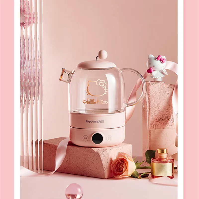 Электрический чайник Joyoung 220 В 0 8 л с кастрюлей Hello Kitty | Бытовая техника