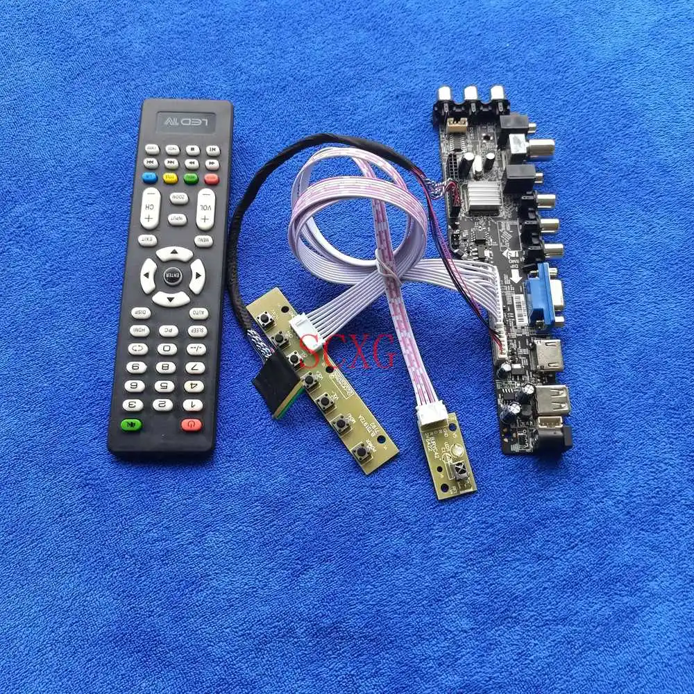 

Fit B156RW01/LP156WD1 Monitor controller board 40Pin LVDS Digital signal LCD/LED DIY Kit 1600*900 HDMI-compatible USB AV VGA DVB