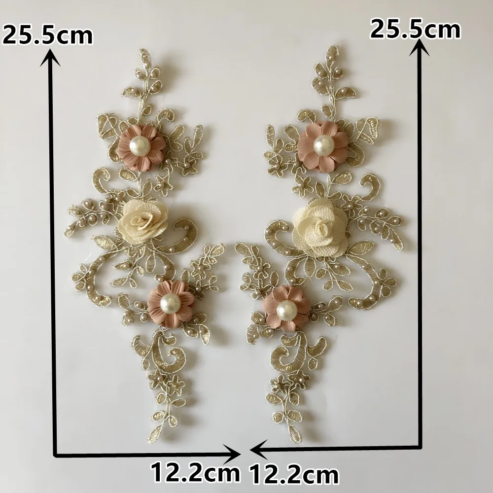 ZYL1342-YL1899 Мода изысканный 3D Цветочный кружевной воротник Венецианская вышивка аппликация Сделай Сам шитье кружевной вырез декоративные аксессуары для одежды - Цвет: ZYL1342-YL1899