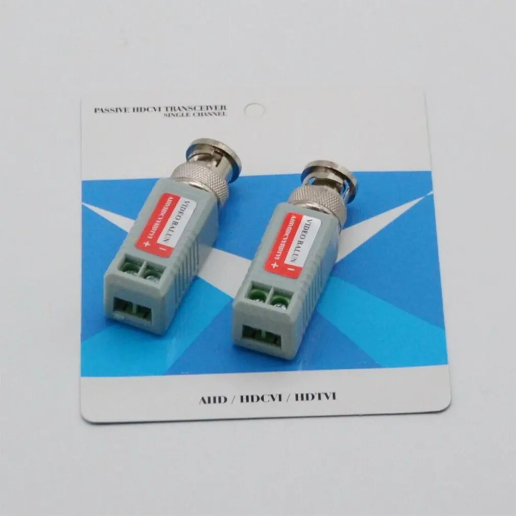 1 пара Одноканальный пассивный видео трансивер BNC разъем коаксиальный адаптер