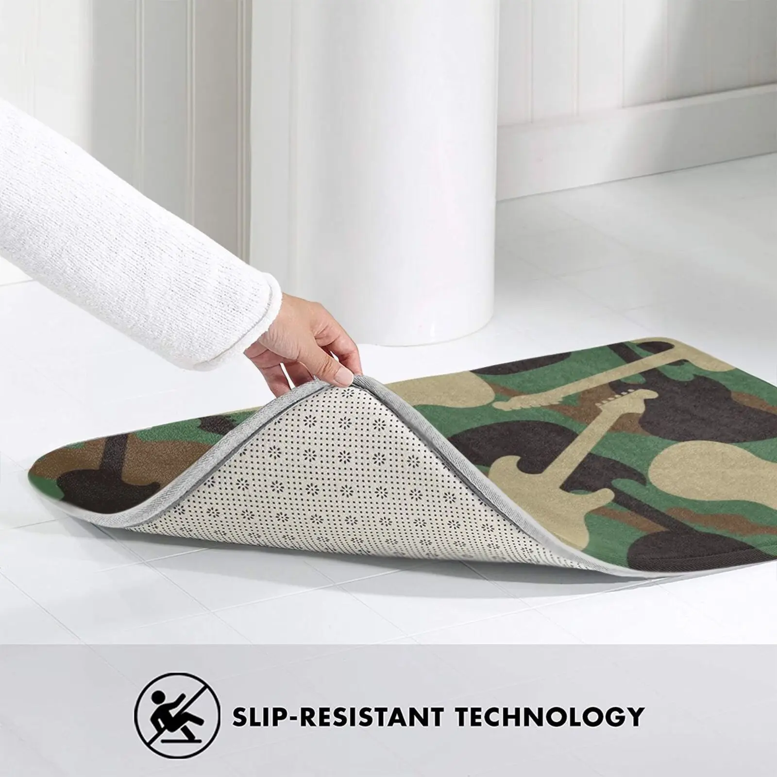 Камуфляжные 3D товары для гитары коврик ковер подставка ног музыкальная гитара