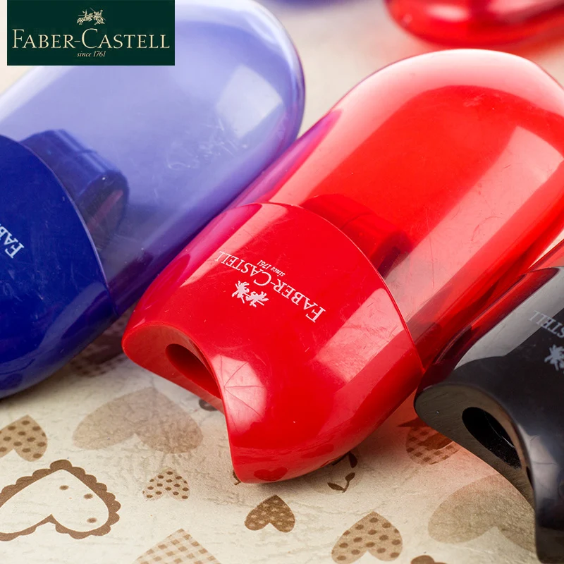 Faber Castell Милая точилка для карандашей Kawaii один/двойное отверстие точилка для карандашей Sacapuntas канцелярских принадлежностей детские школьные принадлежности 183502
