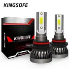 2 шт., Автомобильные светодиодные лампы H7 H1 9005 H4 72 Вт 6000 лм