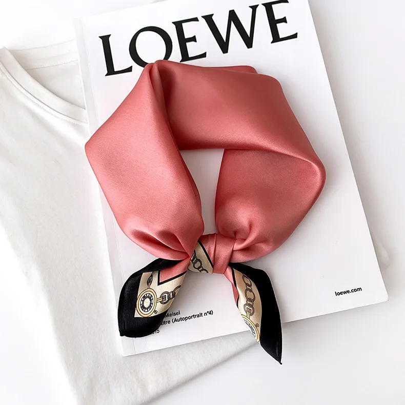 2023 роскошный брендовый женский шарф летние 100% шелковые шарфы шали женские мягкая