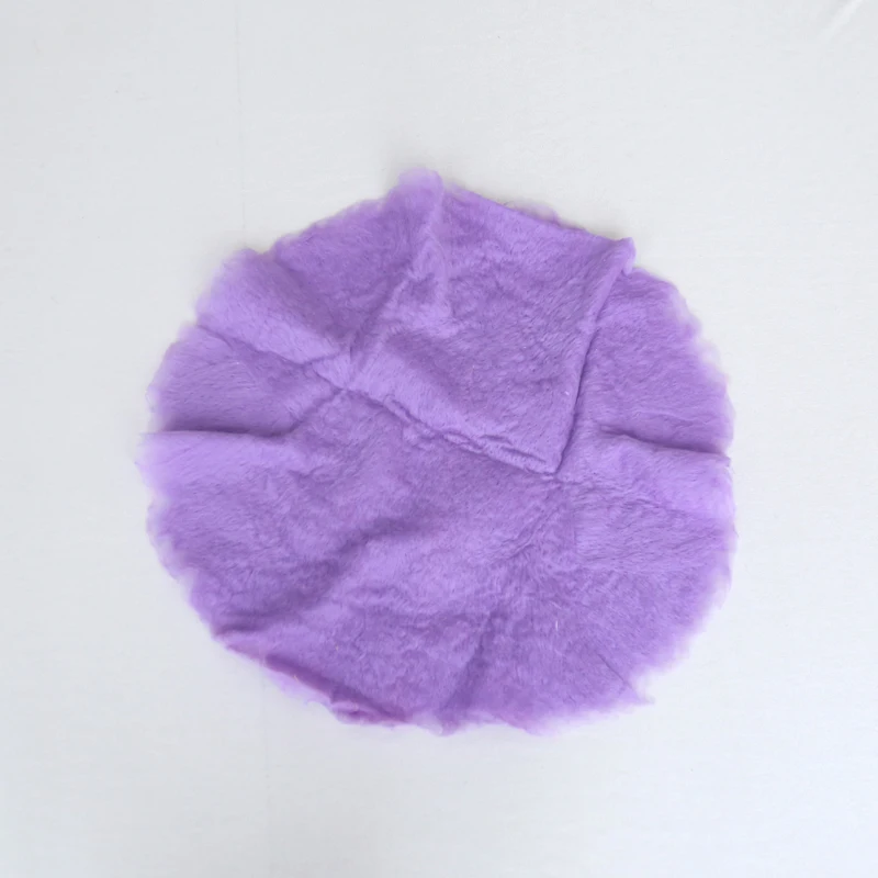 Новорожденный круглый шерстяной фетр одеяло бутафория для фото Детские Корзина