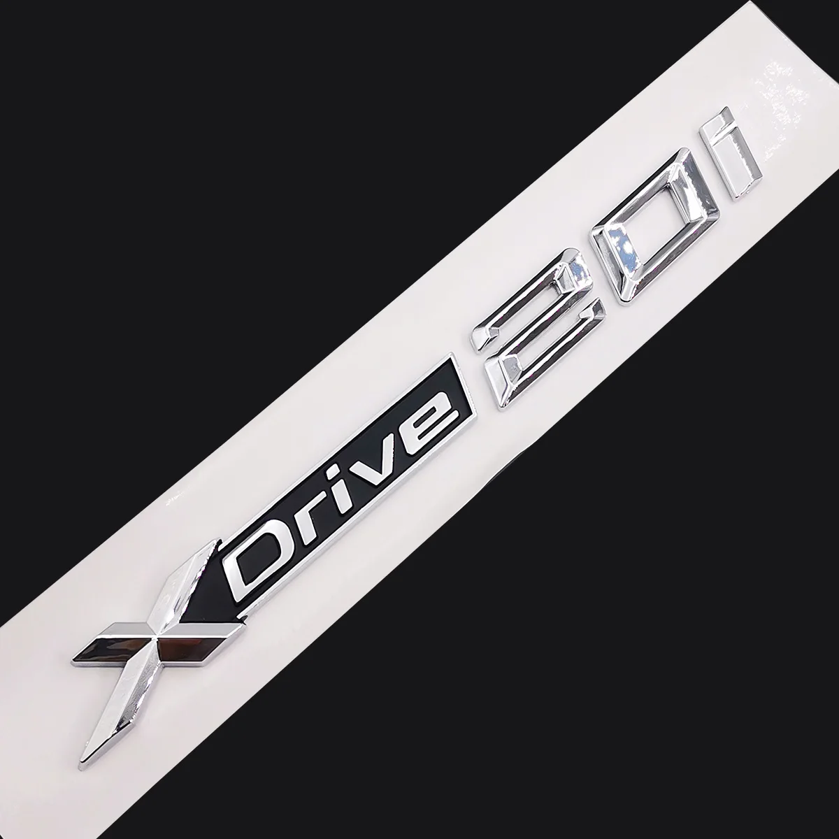 Серебристый хром стайлинга автомобилей задний значок для BMW X1 X3 X5 X6 Новый Xdriver 20i 25i