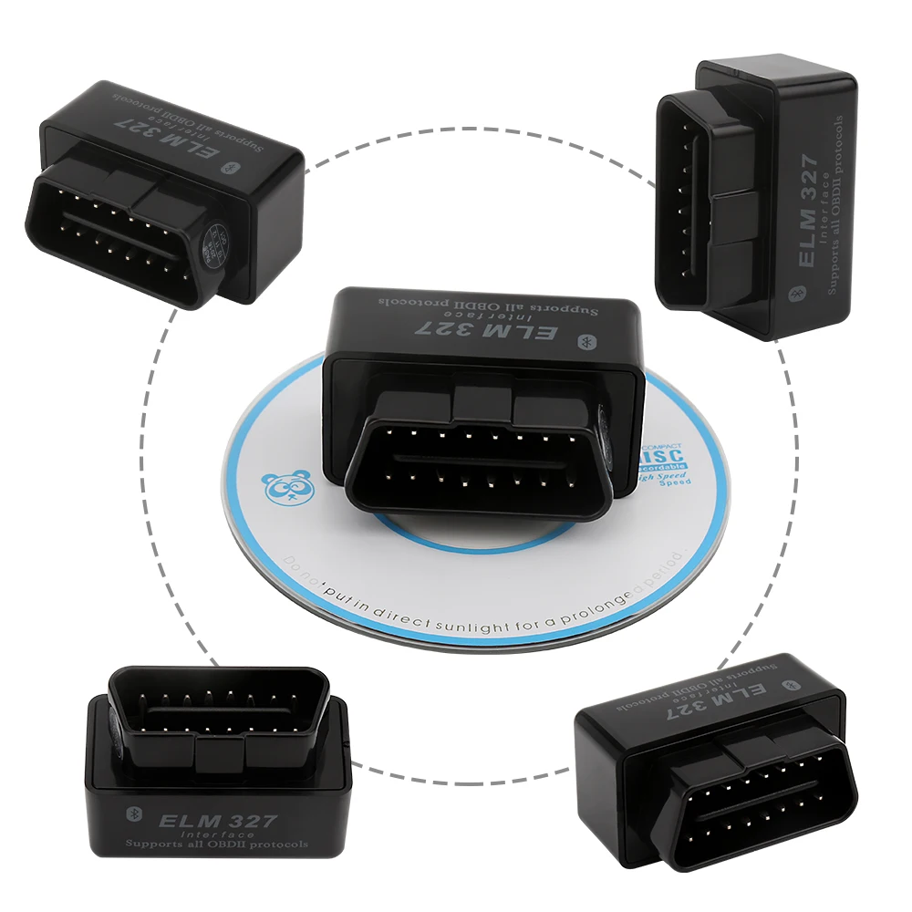 

Hot OBD V2.1 V1.5 mini ELM327 OBD2 Bluetooth Auto Scanner OBDII 2 Car ELM 327 Tester Diagnostic Tool for Android Windows Symbian