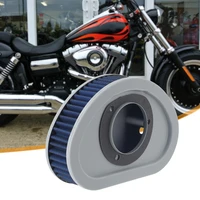 high quality motorcycle air filter reliable metal high flow intake air cleaner filter easy installation for dyna fxd fxdf fxdwg