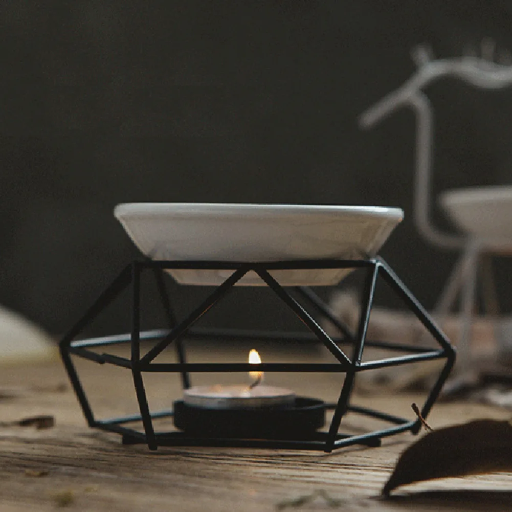 Новинка железная ароматерапия ароматическая масляная горелка стеклянная лампа