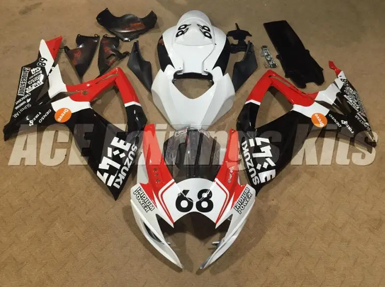 

New ABS Motorcycle Whole Fairings Kit Fit For SUZUKI GSX-R600 GSX-R750 06 07 600 750 K6 K7 GSXR 600 750 2006 2007 Cool 68