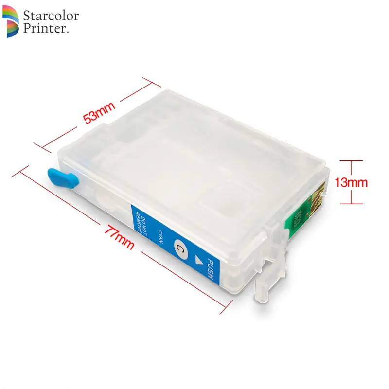 4 Цвета/Набор T0921N-T0924N Заправляемые картриджи для принтера Epson Stylus C91 T26 T27 TX106 TX109 TX117 TX119 TX210 CX4300.