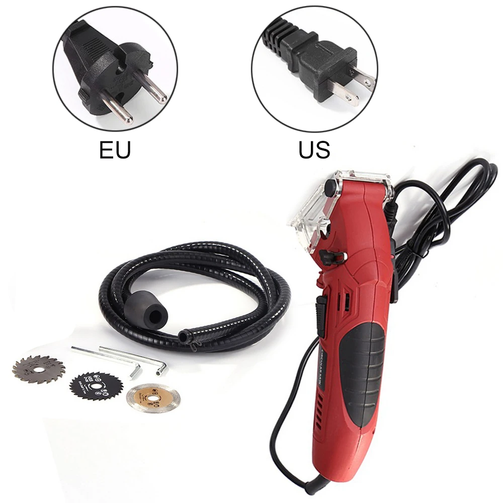 

400W Circular Saw Garden 3400rpm Electric Wood Cutting Tool Power Tools for Woodworking Power Tools with 3 Guide Blades