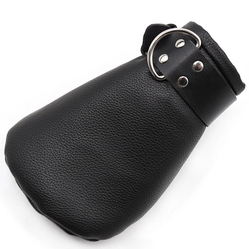 Варежки с мягкими лапками унисекс из ПУ кожи для игр взрослых БДСМ бондажа