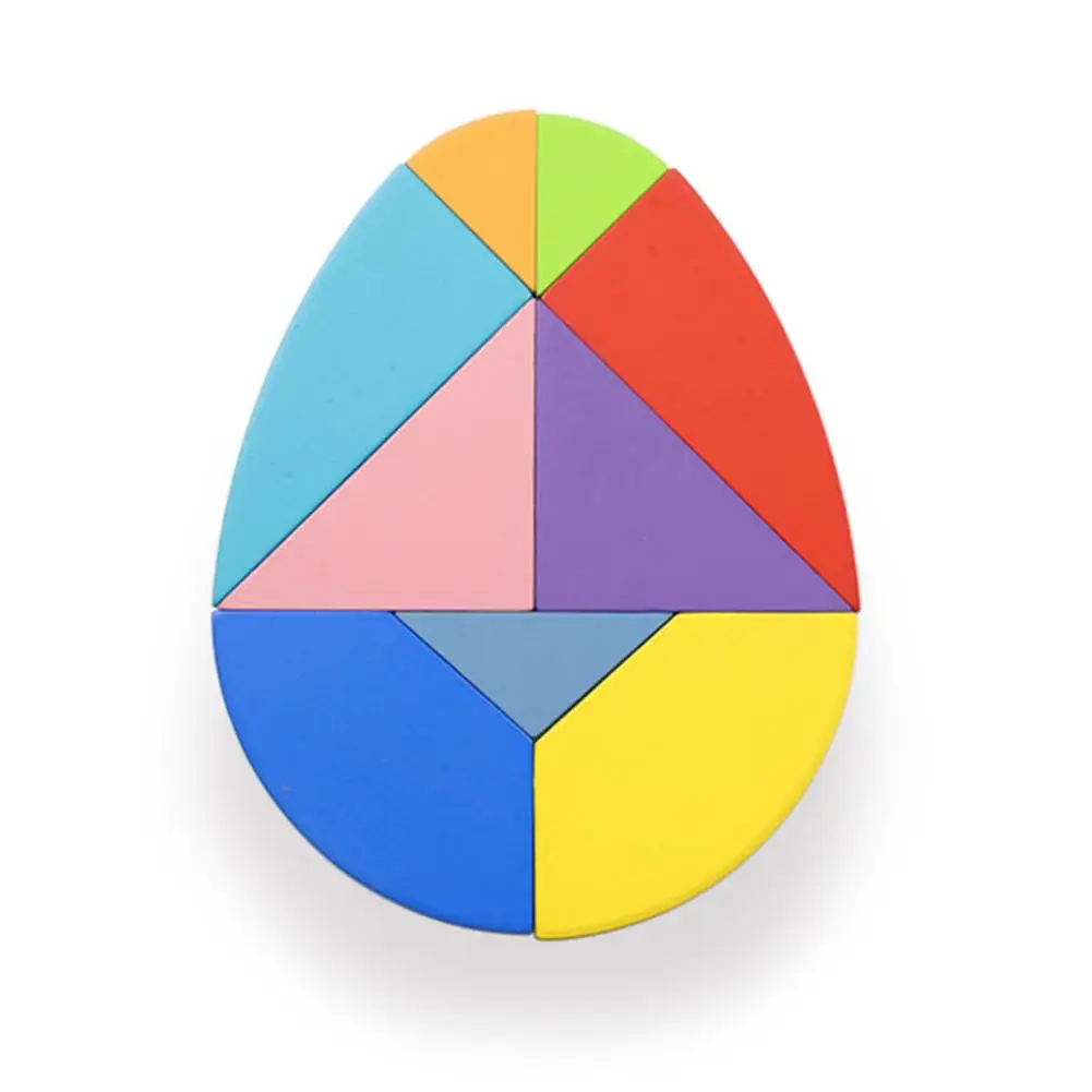 

Tangram Puzzle Wooden Toy Early Education Puzzle Building Block Mental Wooden Building Block Tangram Bubble Bag Packaging