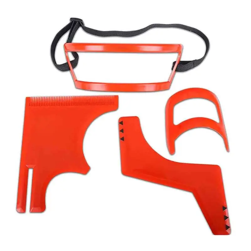 

Men's Beard Combs Neck Hair Line Guide Shaping Styling Template Comb Trim Beards Salon Home Use