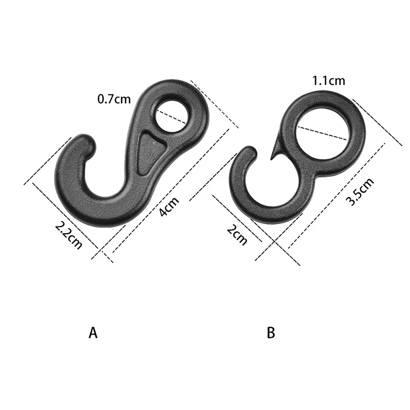 10 шт. Наружная палатка для кемпинга полюсный крюк пластиковый Караван Тент