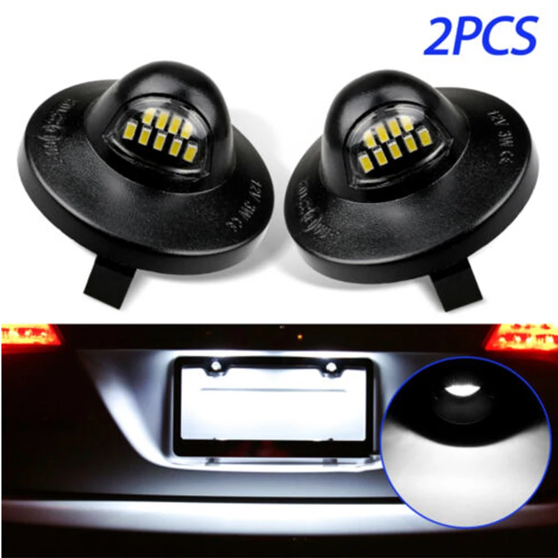 Пара 12 В Автомобильный светодиодный светильник номерного знака для 1990 2014 F150