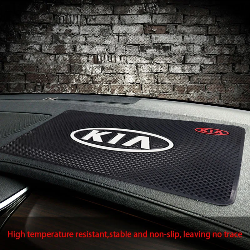 

Car supplies KIA-logo anti-slip mat PVC car mat, anti-squatting mat, high temperature resistance without leaving traces