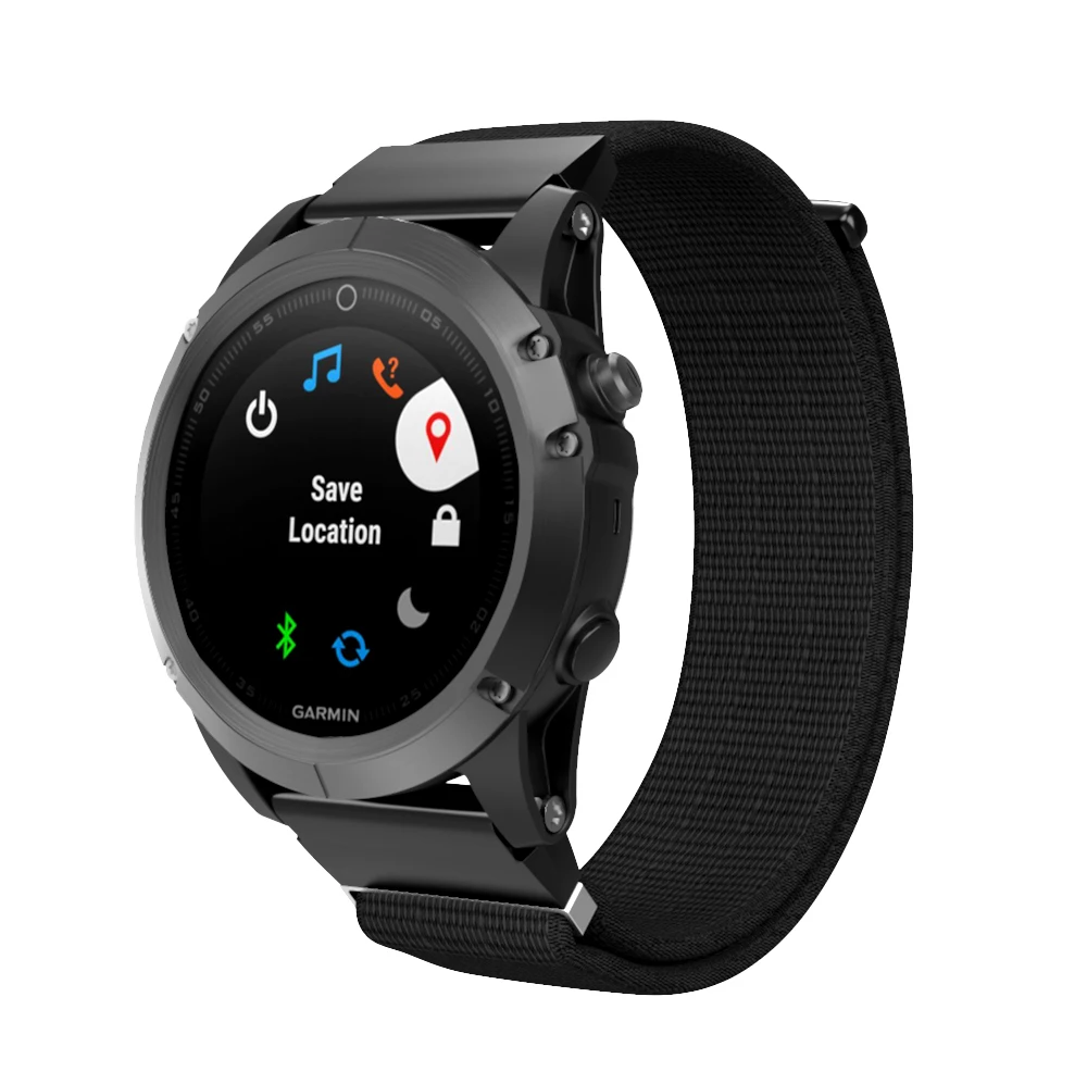 Плетеный нейлоновый ремешок для наручных часов 22 мм быстросъемный смарт-часов