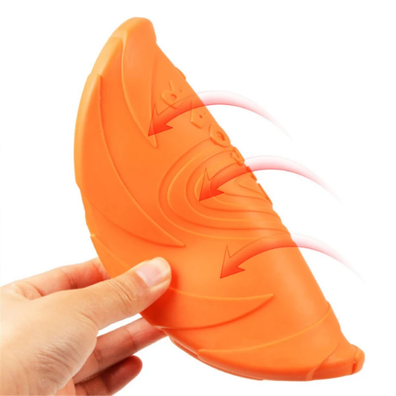 

Funny Silicone Flying Saucer Dog Cat Toy Dog Game Soft Pet Flying Discs Resistant Chew Puppy Training Interactive Dog Supplies
