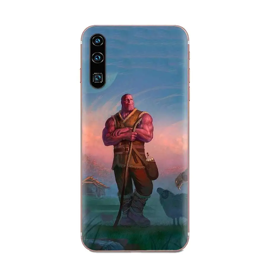 Мягкие чехлы из ТПУ для Galaxy Note 10 A10E A10S A20S A30S A40S A50S A6S A70S A730 A8S M10S M30S Lite Plus Endgame танос