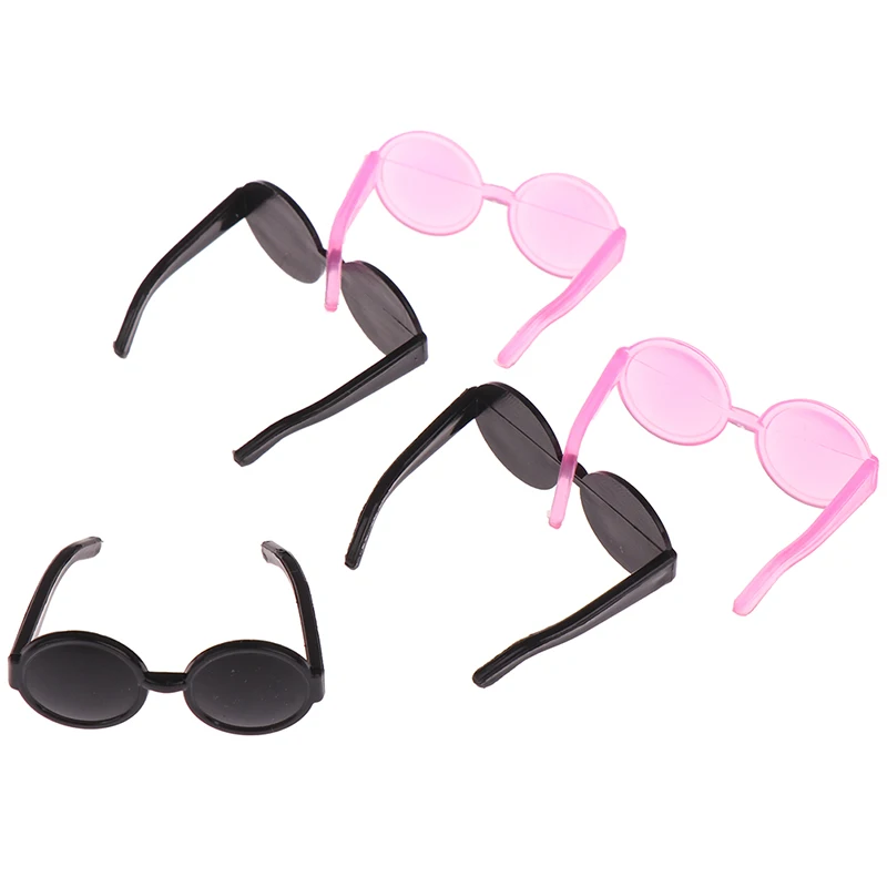 

20pcs Fashion Cool Miniature Eyeglasses Toys Colorful Glasses Dollhouse Accessories Round Frame Eyewear Spectacles