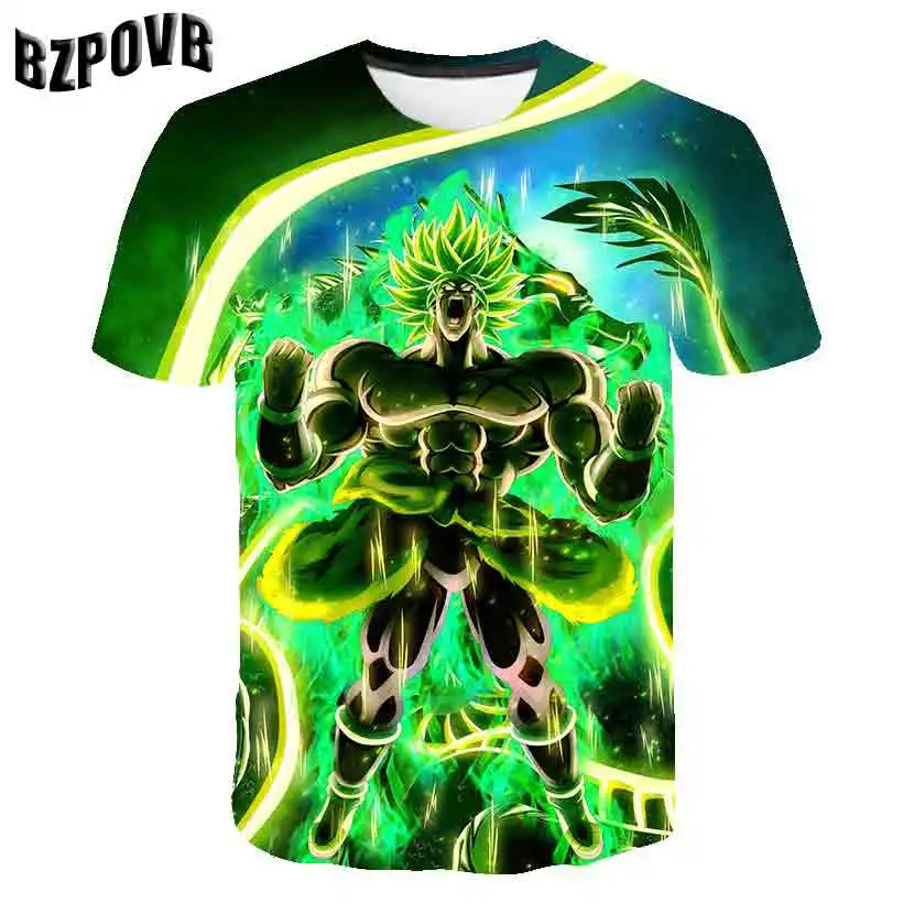 

Harajuku 3D Printing Japanese Anime Dragon Ball T-Shirt Boys And Girls Fashion Casual Short-Sleeved Children's Sports T-Shirts