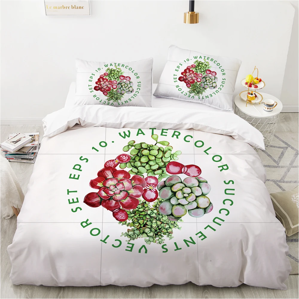 

Bedding set King Queen Euro Duvet cover set pillow case Bed linens Quilt cover euro 220x240 240x260 Nordic simple green