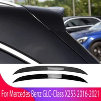 16 21 abs car rear roof spoiler window wing splitter trim for mercedes benz x253x 253 glc class 2016 2017 2018 2019 2020 2021