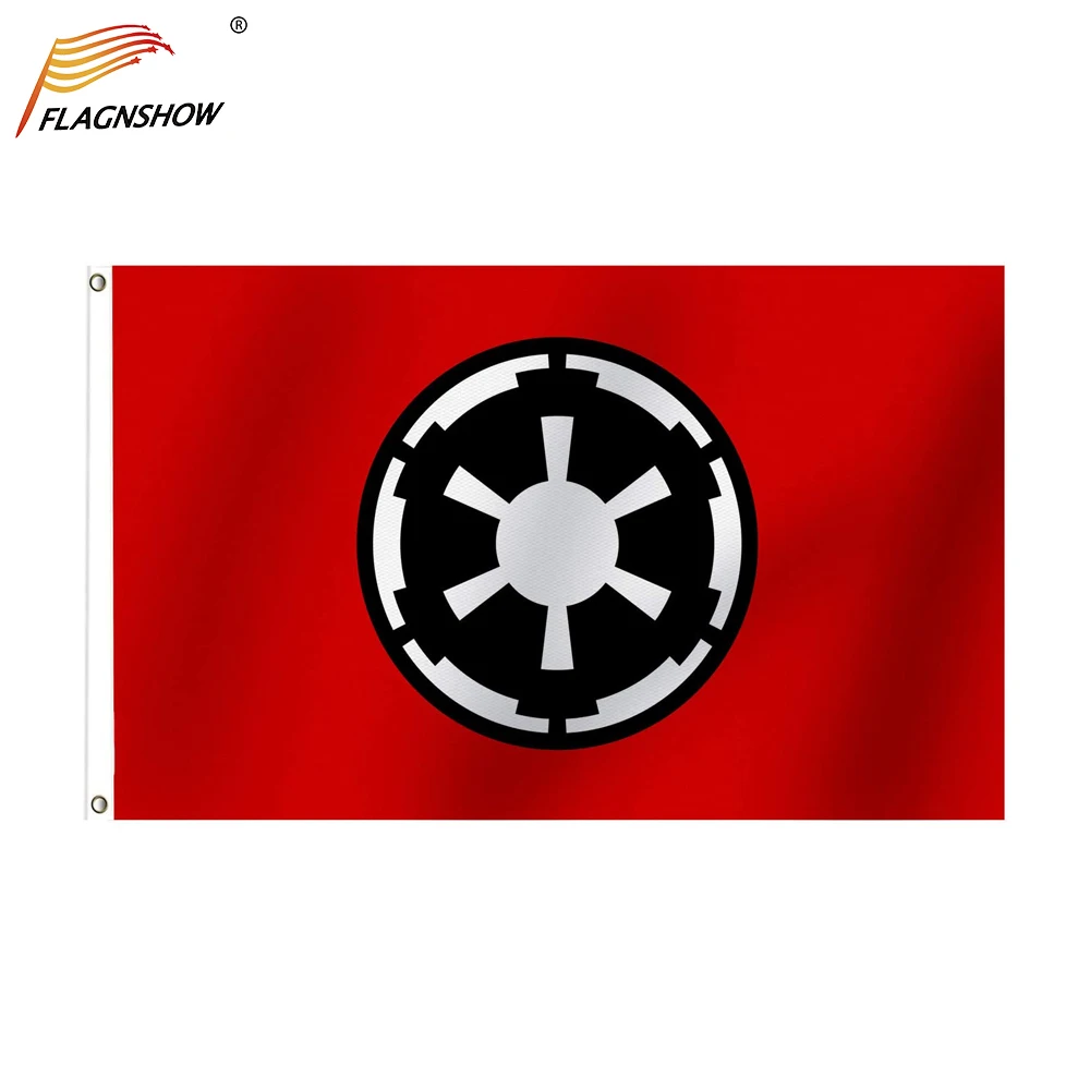 3x5 Ft The First Galactic Empire Flag Red Empire Flags Room Decor Outdoor Indoor Banner Free Shipping