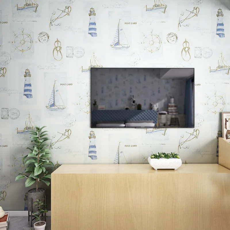 Обои в средиземноморском стиле для детской спальни обоев комнаты маленьких