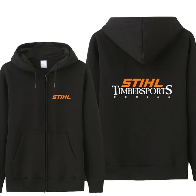 Осень Stihl Timbersports серия толстовка мужская мода пальто флисовый пуловер унисекс