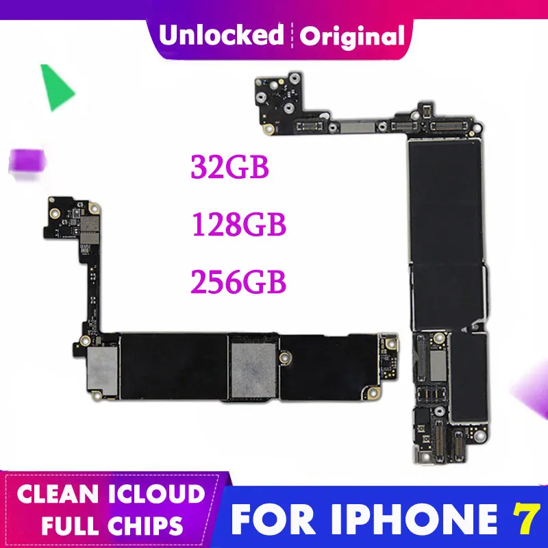 Материнская плата для IPhone 7 4 дюймов материнская ремонта без сканера отпечатков
