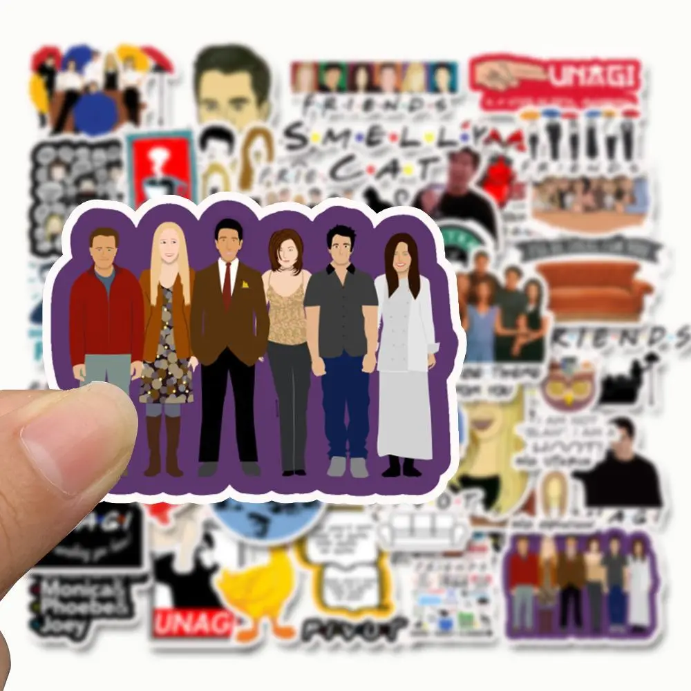 50 шт. Friends Rachel Ross наклейка s для багажа iPhone ноутбук гитара скейтборд наклейка с велосипедом на стену Наклейка Рождественский подарок на день рождения игрушка