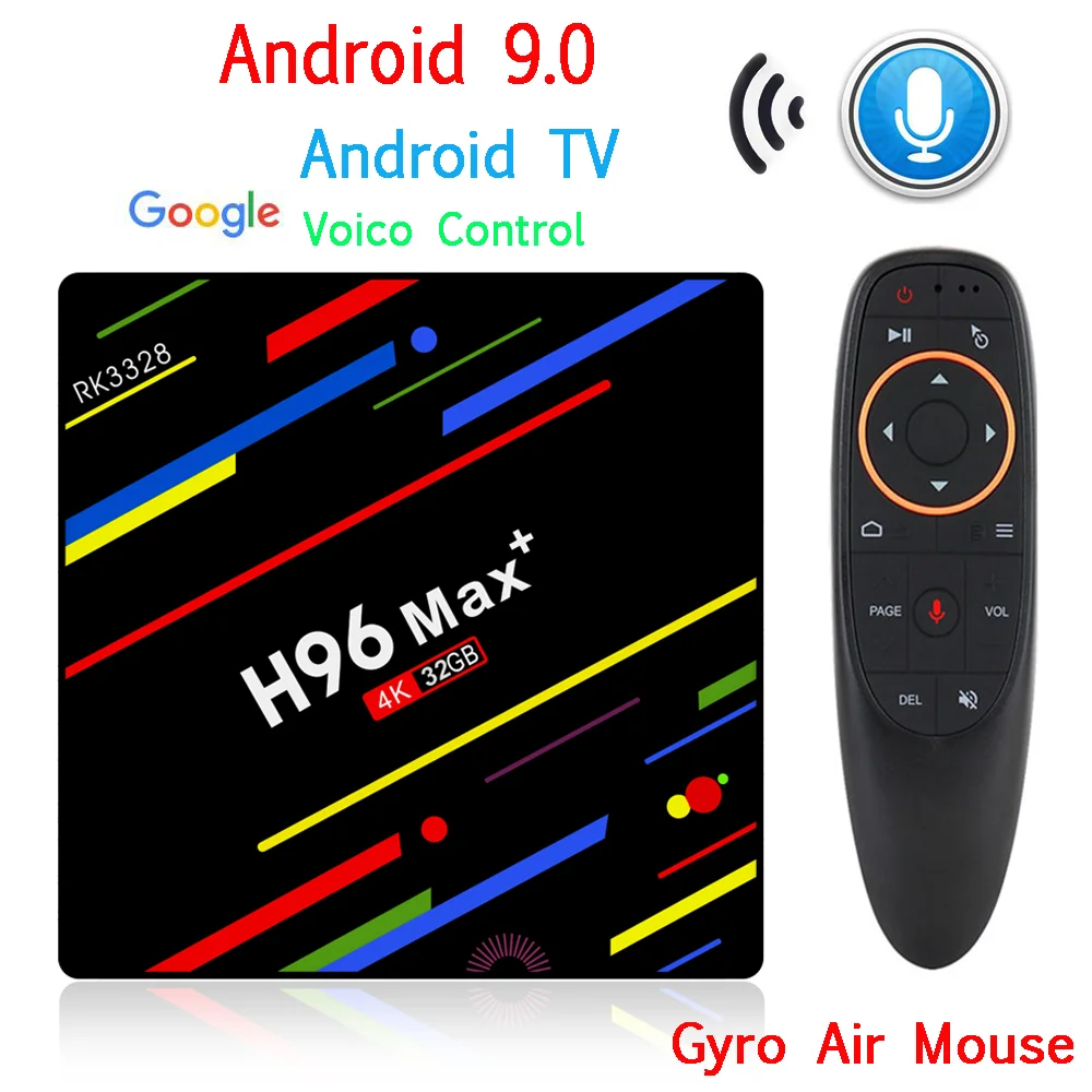 Приставка Смарт ТВ H96 MAX Plus Android 9 0 4 + 32/64 ГБ|ТВ-приставки и медиаплееры| |