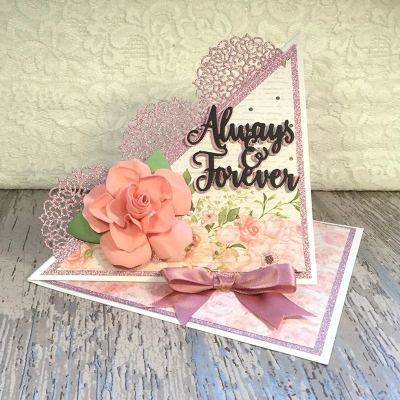 New Butterfly Peony Rose Lace Edge Border Metal Cutting Dies for DIY Scrapbooking Embossing Cards Crafts 2020 | Дом и сад