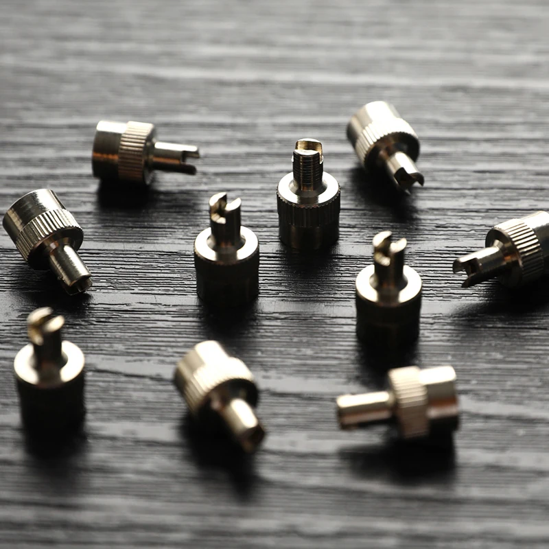 

10Pcs Copper Slotted Head Valve Stem Cap For Car Motorcycle Valve Wheel Tyre