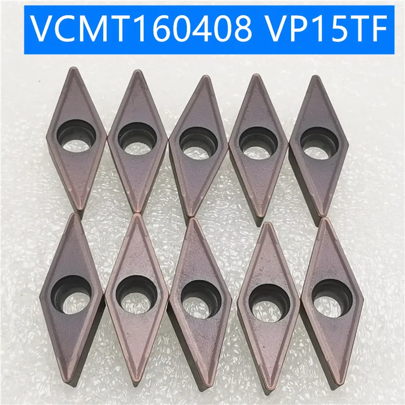 10 шт. VCMT160404 VCMT160408 MA UE6020 VP15TF внешние токарные инструменты карбидная вставка токарный станок резак инструмент токарная пластина