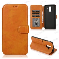 luxury leather flip case for samsung galaxy a01 a6 a7 a9 star lite a10 a10s a11 a12 a20e a20 a21 s a750 solid color phone case