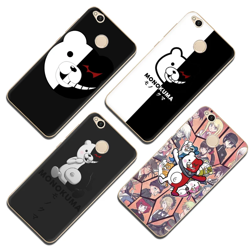 EWAU Danganronpa monokuma силиконовый матовый чехол для телефона для Xiaomi 6 8 9 SE A1 A2 Lite Mix 2S Max 3 F1 A3 9T Pro CC9e 9 Pro Note 10