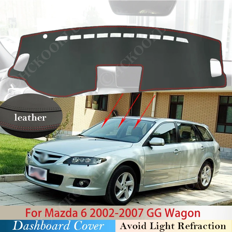 

PU Leather for Mazda 6 2002 ~ 2007 GG Dashboard Cover Protective Pad Car Accessories Dash Board Sunshade Carpet Atenza 2005 2006