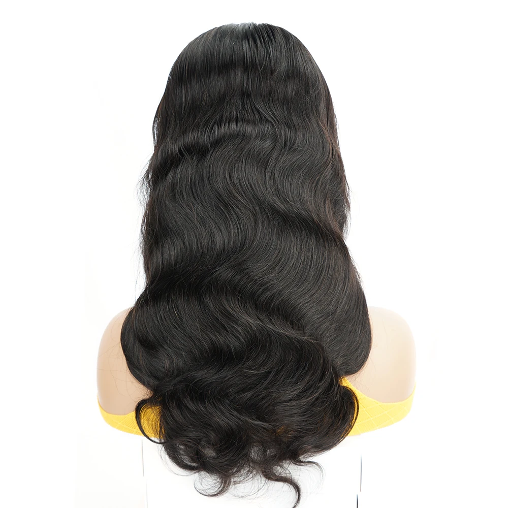 Парики из человеческих волос на сетке для чернокожих женщин волнистые передние