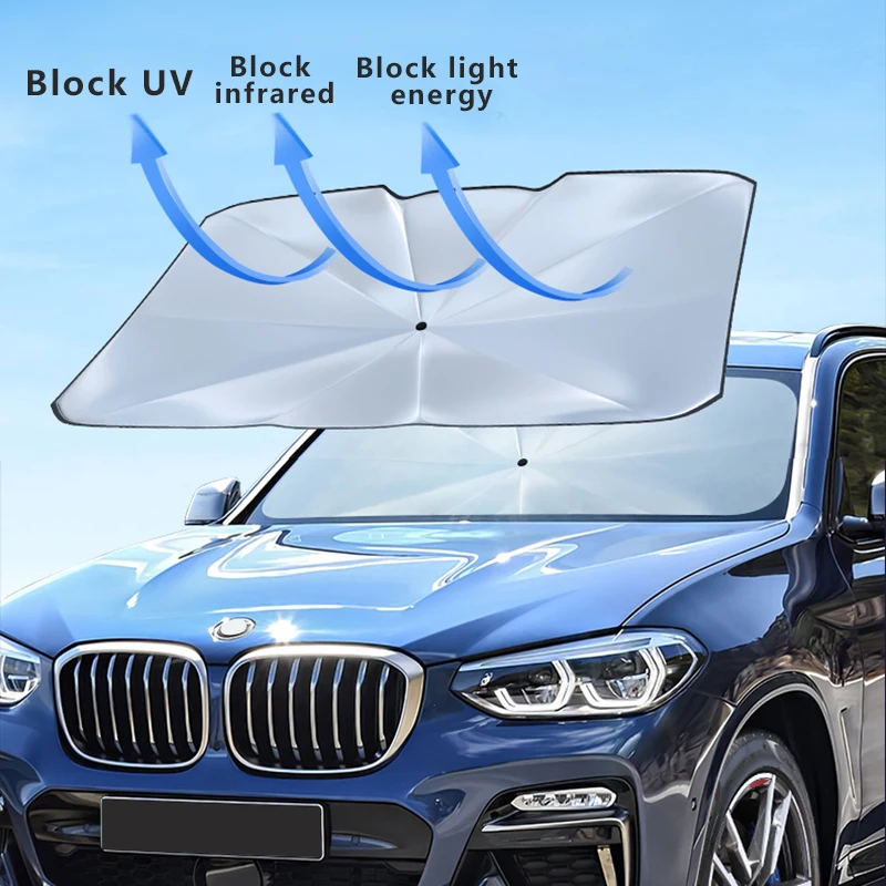 

Car Windshield Cover Sun Shade Protector Parasol Auto Front Window Sunshade Heat Interior Sun Protection for Car Windshield